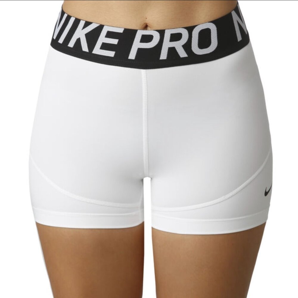 Nike Women's White Athletic Shorts
